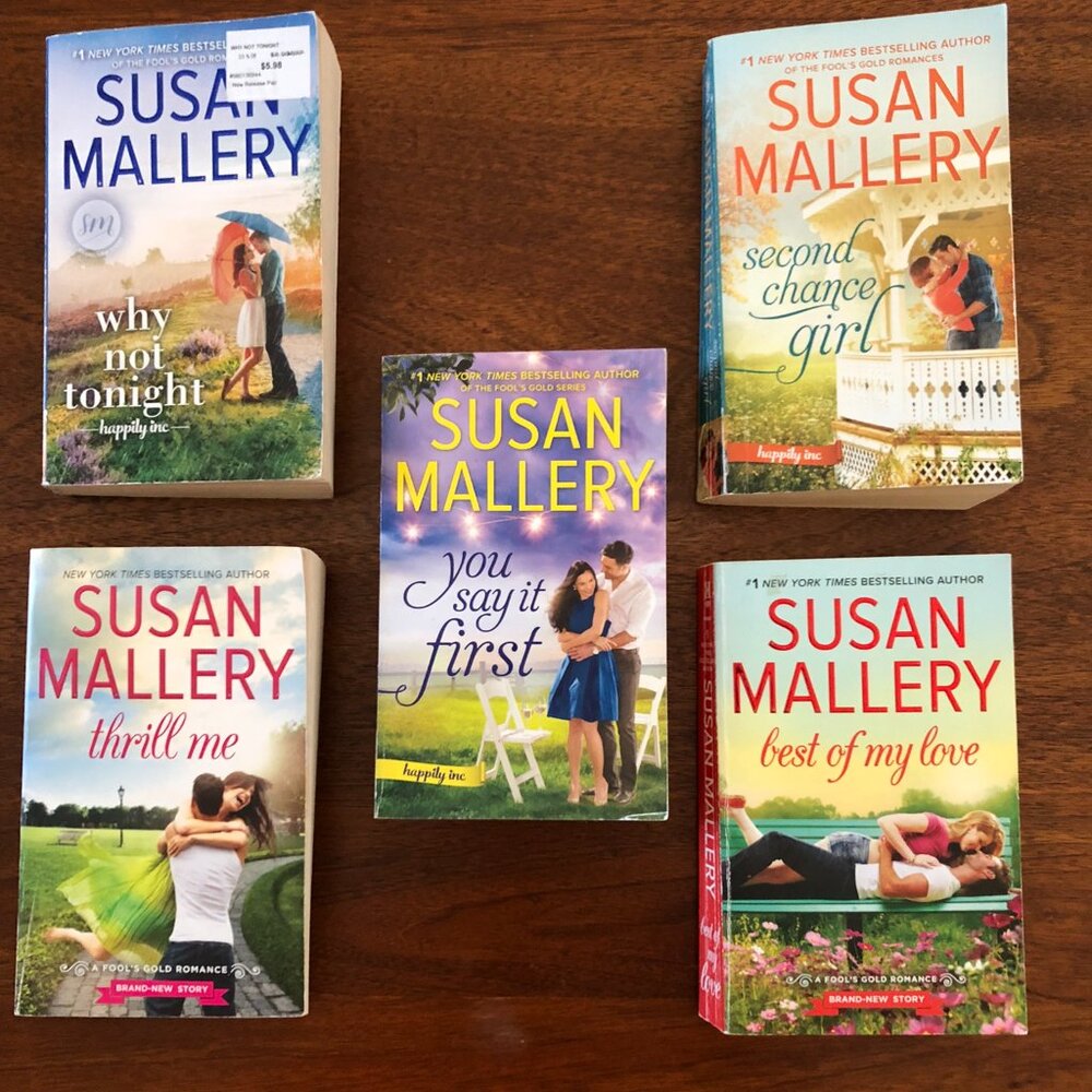 Susan Mallery Lot of5 Romance Fiction Paperback Novels of five Mitchell Brothers